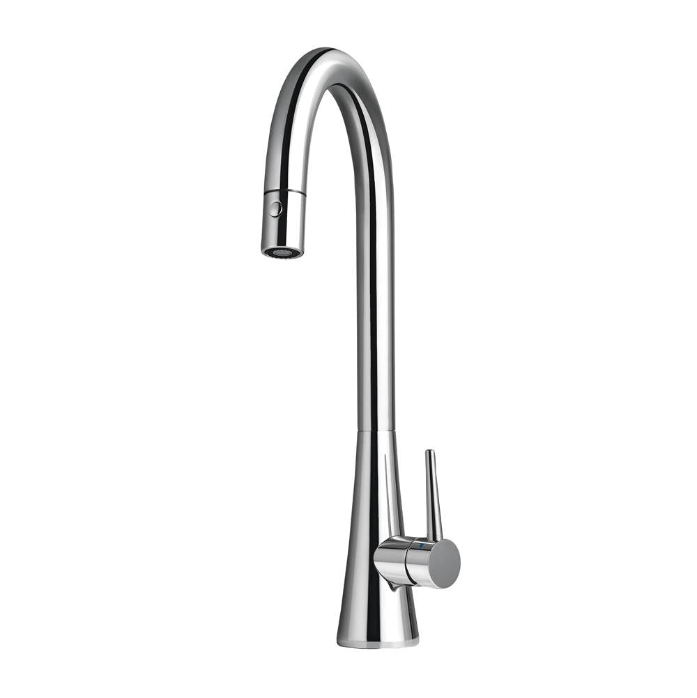 Hamat - Serenity Dual Function Pull Down Kitchen Faucet in Polished Chrome - Polished Chrome
