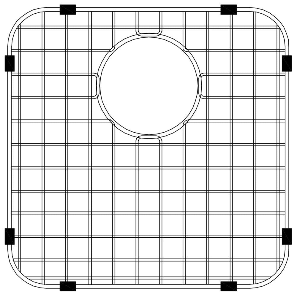Hamat - 14-1/8''x 14-1/8''Wire Grate/Bottom Grid - Stainless Steel