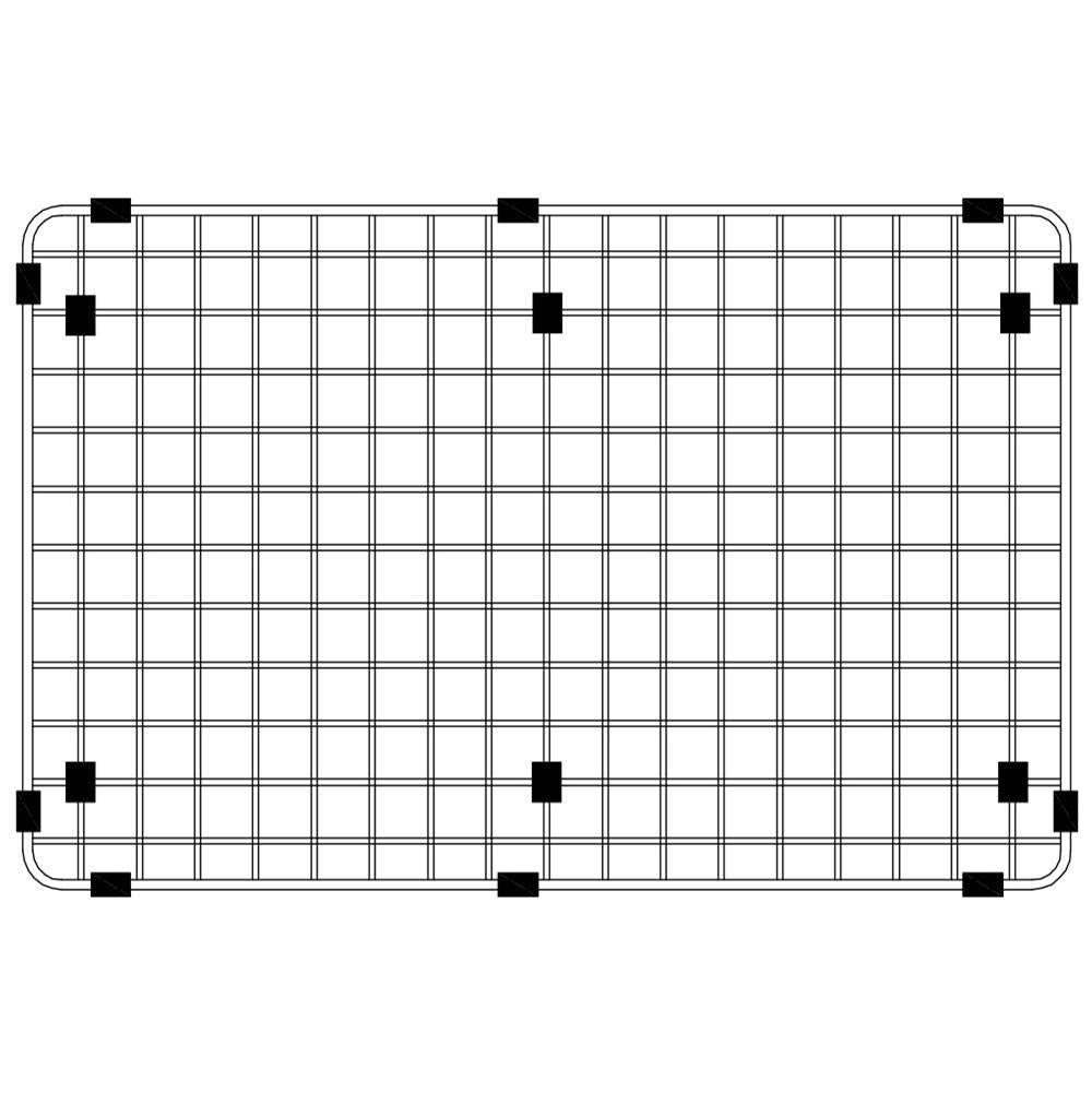 Hamat - 21-1/4'' x 14-13/16'' Wire Grate/Bottom Grid - Stainless Steel