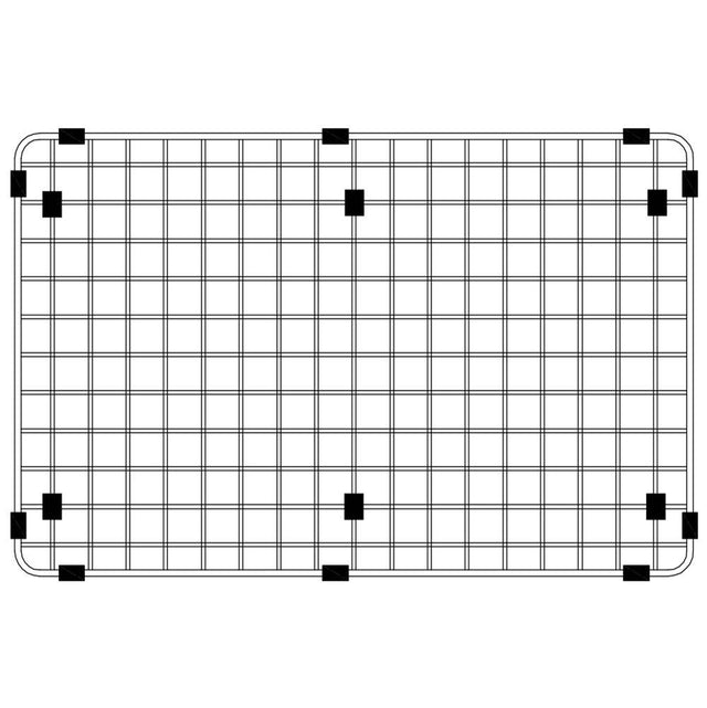 Hamat - 21-1/4'' x 14-13/16'' Wire Grate/Bottom Grid - Stainless Steel