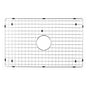 Hamat - 27-3/4'' x 14-3/4'' Wire Grate/Bottom Grid - Stainless Steel