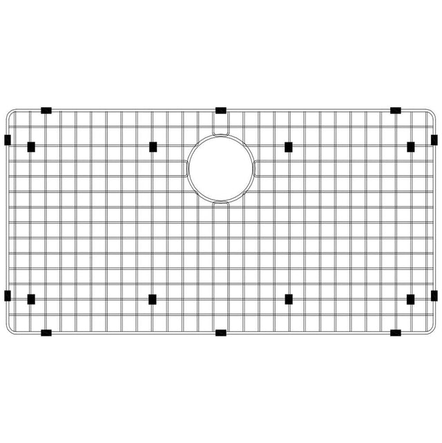 Hamat - 33-1/4'' x 17-1/4'' Wire Grate/Bottom Grid - Stainless Steel