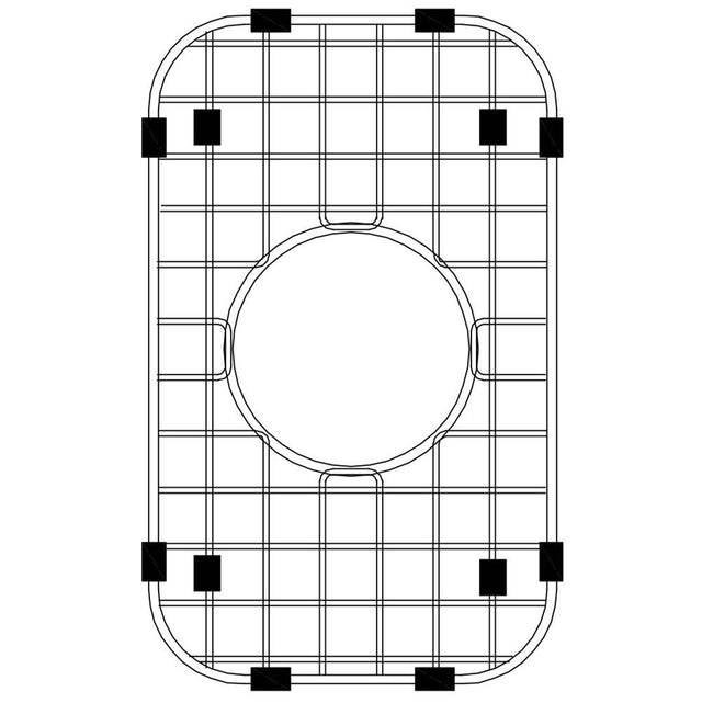 Hamat - 8-7/16'''' x 13-7/8'' Wire Grate/Bottom Grid - Stainless Steel
