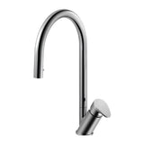 Hamat - Wave Single Function Hidden Pull Down Kitchen Faucet in Polished Chrome - Polished Chrome