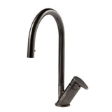 Hamat - Single Function Hidden Pull Down Kitchen Faucet in Pewter - Pewter