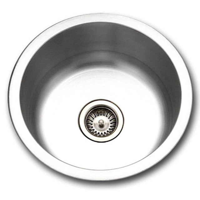 Hamat - Hotel 18'' Topmount Stainless Steel Round Bar/Prep Sink - Stainless Steel