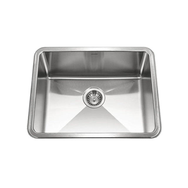 Hamat - Hydrus 23'' 15MM Radius Undermount Stainless Steel Single Bowl Kitchen Sink - Stainless Steel