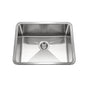 Hamat - Hydrus 23'' 15MM Radius Undermount Stainless Steel Single Bowl Kitchen Sink - Stainless Steel