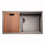 Hamat - Nero 32'' PVD R10 Workstation Sink - PVD Black Stainless