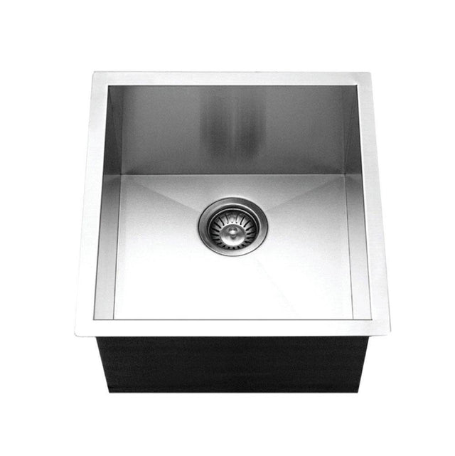 Hamat - Prizm 17'' ADA Zero Radius Undermount Stainless Steel Sink, 5-1/2'' Depth - Stainless Steel