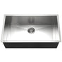Hamat - Prizm 32'' ADA Zero Radius Undermount Stainless Steel Sink, 5-1/2'' Depth - Stainless Steel