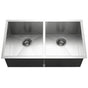 Hamat - Prizm 33'' ADA Zero Radius Undermount Stainless Steel Sink, 5'' Depth - Stainless Steel