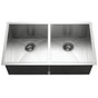 Hamat - Prizm 33'' ADA Zero Radius Undermount Stainless Steel Sink, 5-1/2'' Depth - Stainless Steel