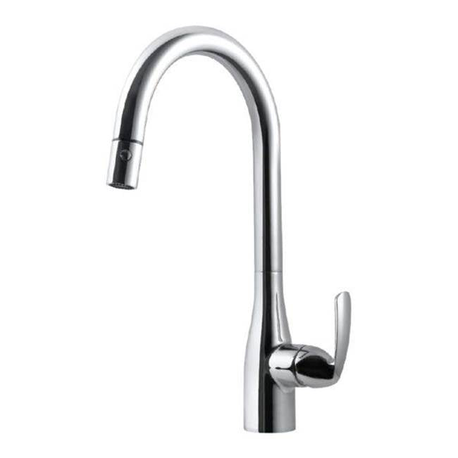 Hamat - Quantum Dual Function Pull Down Kitchen Faucet in Polished Chrome - Polished Chrome
