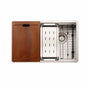 Hamat - Rendezvous 26'' Single Level Undermount 16GA Stainless Steel Offset Sink - Stainless Steel