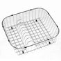 Hamat - 19'' x 16-1/4'' x 6'' Rinising Basket w/ Plate Rack - Stainless Steel