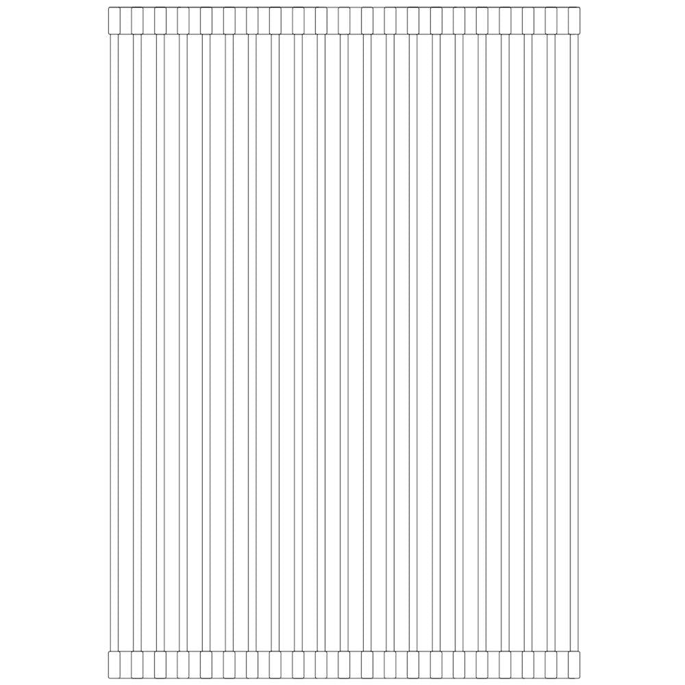 Hamat - Multi-Purpose Roll-Up Mat - Stainless Steel