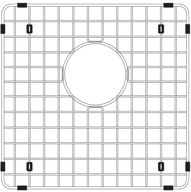 Hamat - 15-1/4'' x 15'' Wire Grate/Bottom Grid - Stainless Steel