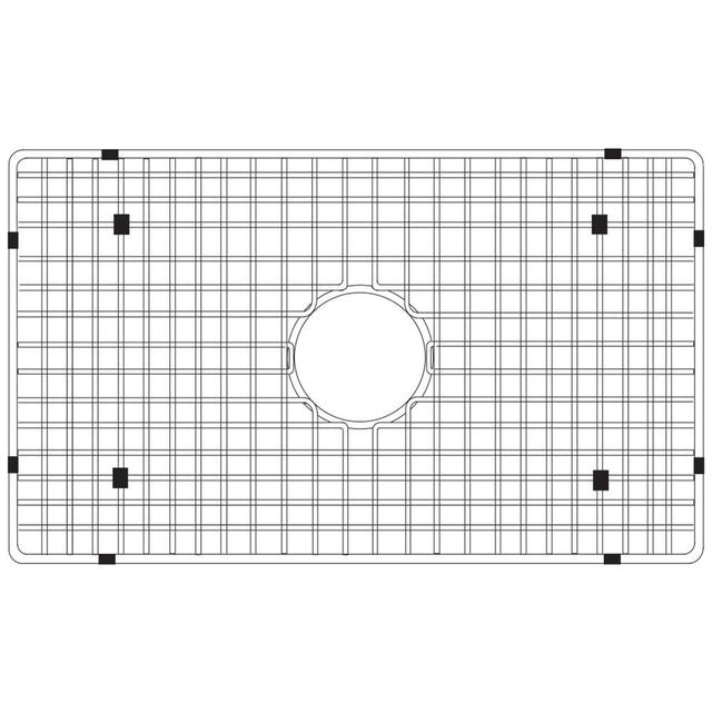 Hamat - 21-7/16'' x 15'' Wire Grate/Bottom Grid - Stainless Steel
