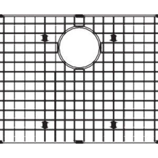 Hamat - 24-1/4'' x 15 3/4'' Wire Grate/Bottom Grid - Stainless Steel
