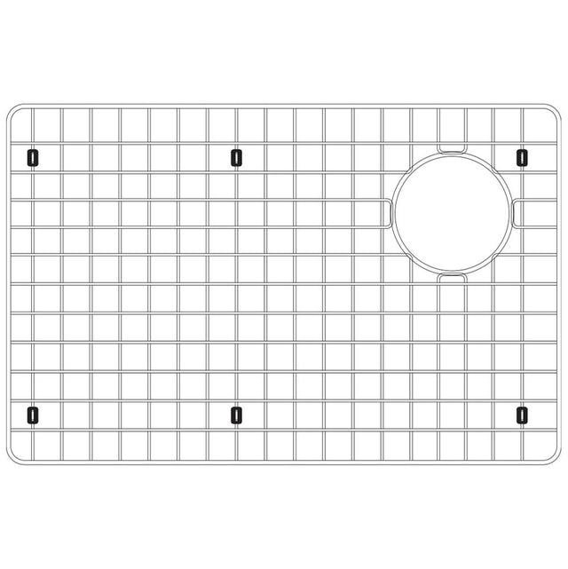Hamat - 24'' x 15-1/2'' Wire Grate/Bottom Grid - Stainless Steel