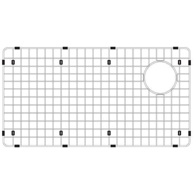 Hamat - 29-1/2'' x 15-1/2'' Wire Grate/Bottom Grid - Stainless Steel