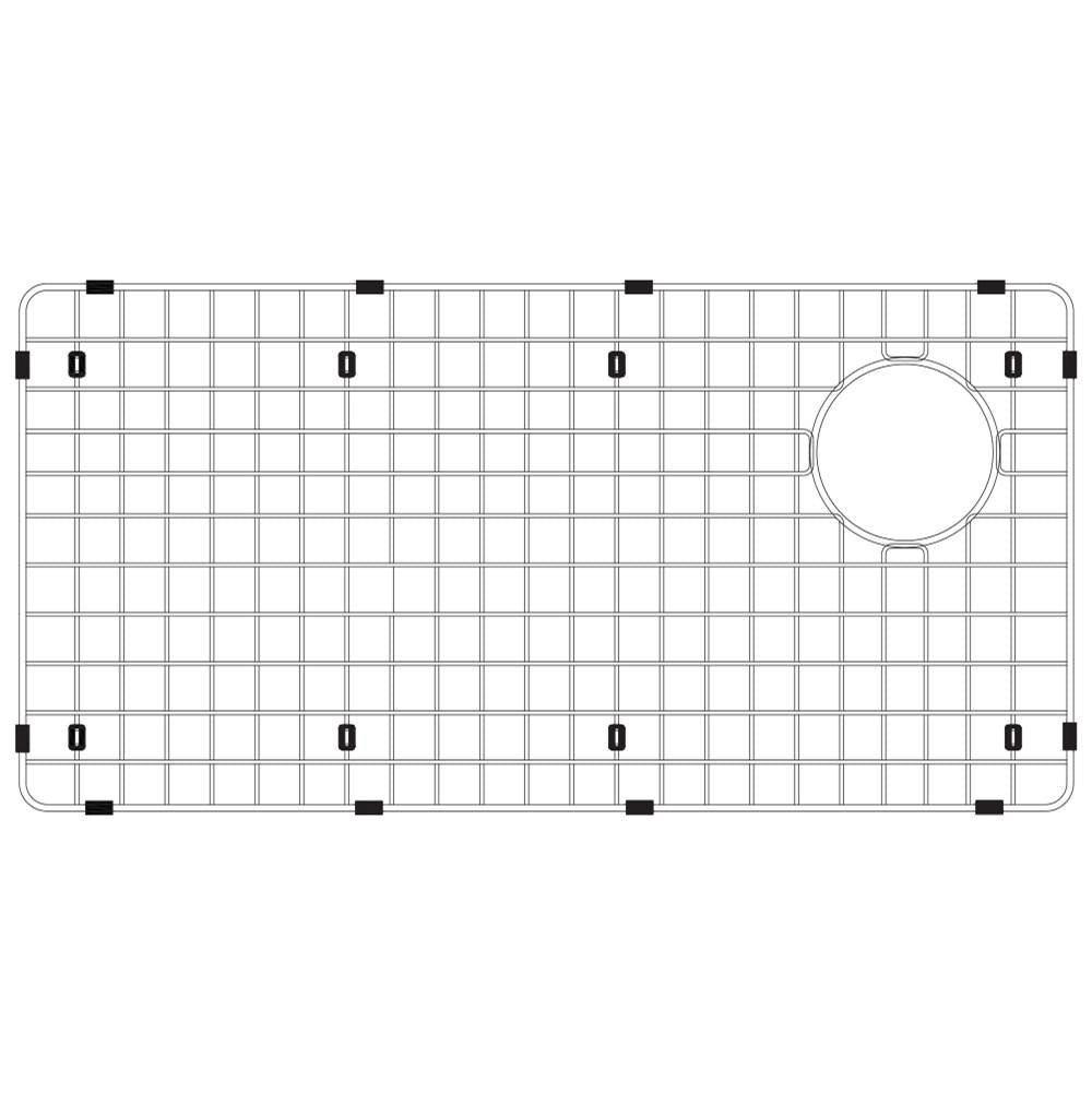 Hamat - 29-1/2'' x 14-3/4'' Wire Grate/Bottom Grid - Stainless Steel