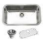 Hamat - Villa 32'' Topmount Large Single Bowl Kitchen Sink - Stainless Steel