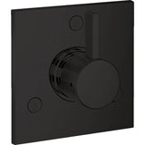 Hansgrohe - Ecostat Diverter Trim Square Trio/Quattro in Matte Black - Matte Black