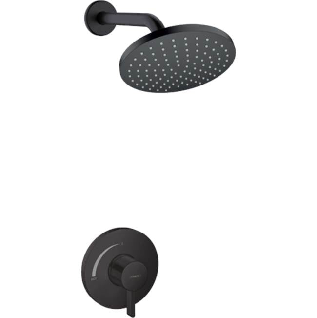 Hansgrohe - Vernis Blend  Pressure Balance Shower Set, 1.75 GPM in Matte Black - Matte Black