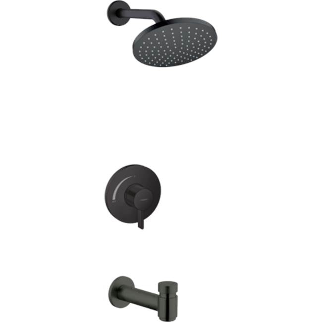 Hansgrohe - Vernis Blend  Pressure Balance Tub/Shower Set, 1.75 GPM in Matte Black - Matte Black