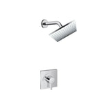 Hansgrohe - Vernis Shape  Pressure Balance Shower Set, 2.5 GPM in Chrome - Chrome