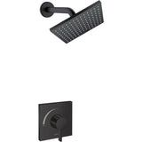 Hansgrohe - Vernis Shape  Pressure Balance Shower Set, 1.75 GPM in Matte Black - Matte Black
