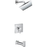 Hansgrohe - Vernis Shape  Pressure Balance Tub/Shower Set, 1.75 GPM in Chrome - Chrome