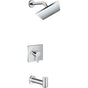 Hansgrohe - Vernis Shape  Pressure Balance Tub/Shower Set, 1.75 GPM in Chrome - Chrome