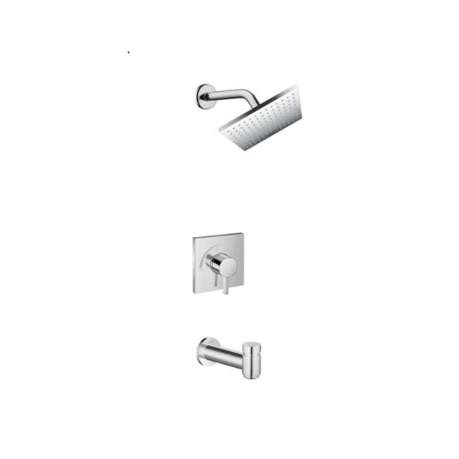 Hansgrohe - Vernis Shape  Pressure Balance Tub/Shower Set, 1.5 GPM in Chrome - Chrome