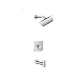 Hansgrohe - Vernis Shape  Pressure Balance Tub/Shower Set, 1.5 GPM in Chrome - Chrome
