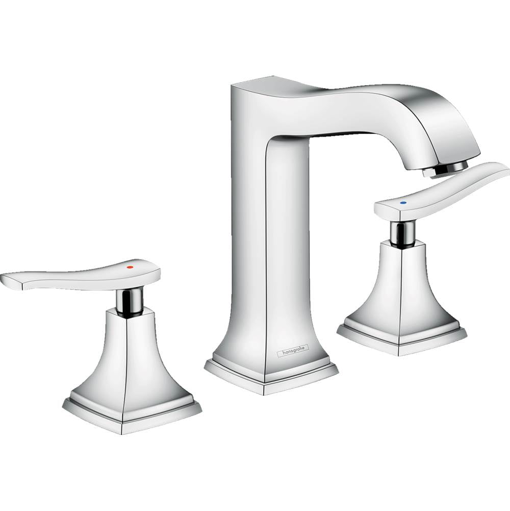 Hansgrohe - Metropol Classic Widespread Faucet 160 with Lever Handles and Pop-Up Drain, 1.2 GPM in Chrome - Chrome