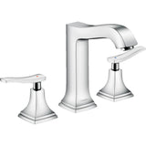 Hansgrohe - Metropol Classic Widespread Faucet 160 with Lever Handles and Pop-Up Drain, 1.2 GPM in Chrome - Chrome