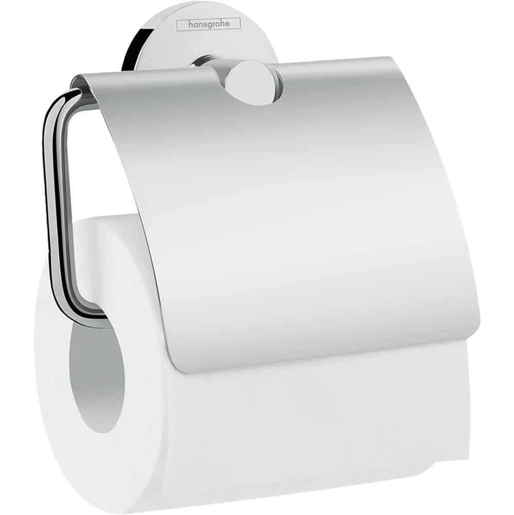 Hansgrohe - Logis Universal Toilet Paper Holder with Cover in Chrome - Chrome