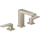 Hansgrohe - Metropol Widespread Faucet 110 with Lever Handles and Pop-Up Drain, 0.5 GPM in Brushed Nickel - Brushed Nickel