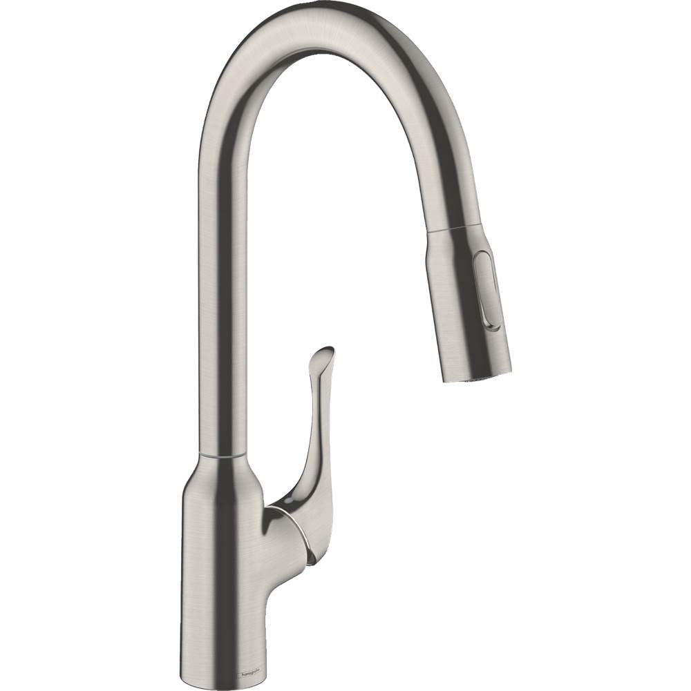 Hansgrohe - Allegro N HighArc Kitchen Faucet, 2-Spray Pull-Down, 1.75 GPM in Steel Optic - Steel Optic
