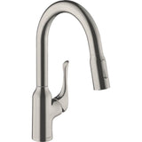 Hansgrohe - Allegro N Prep Kitchen Faucet, 2-Spray Pull-Down, 1.75 GPM in Steel Optic - Steel Optic