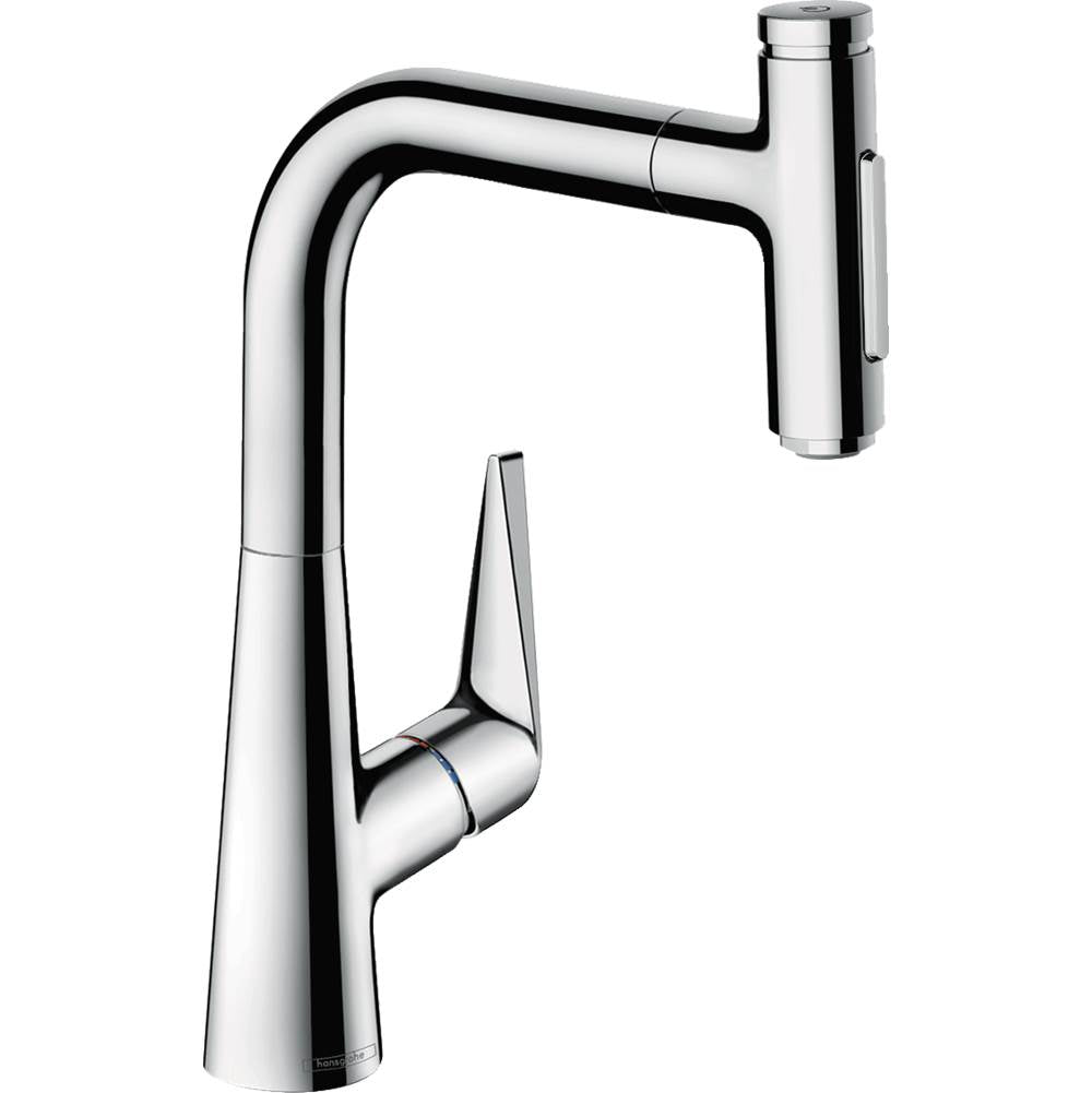 Hansgrohe - Talis Select S Prep Kitchen Faucet, 2-Spray Pull-Out, 1.75 GPM in Chrome - Chrome