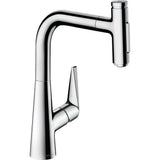 Hansgrohe - Talis Select S Prep Kitchen Faucet, 2-Spray Pull-Out, 1.75 GPM in Chrome - Chrome