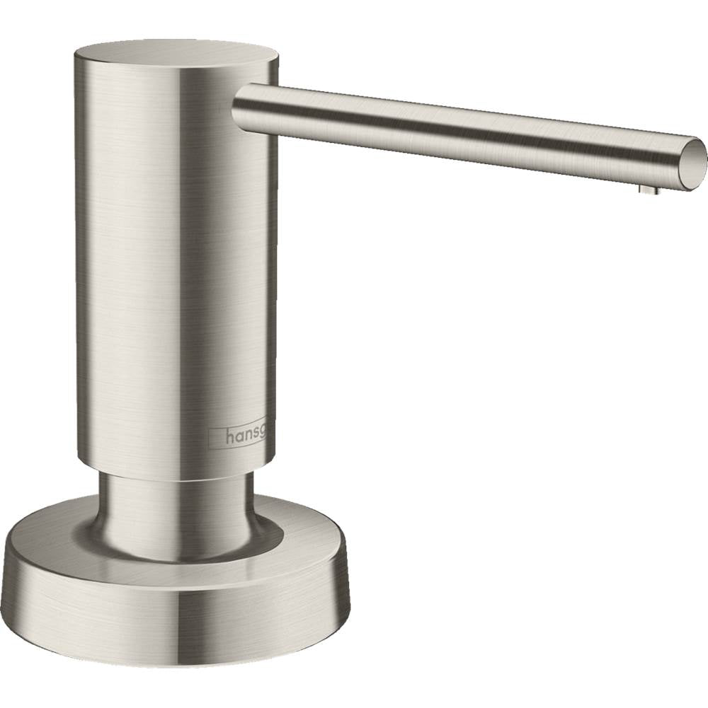 Hansgrohe - Modern Soap Dispenser in Steel Optic - Steel Optic