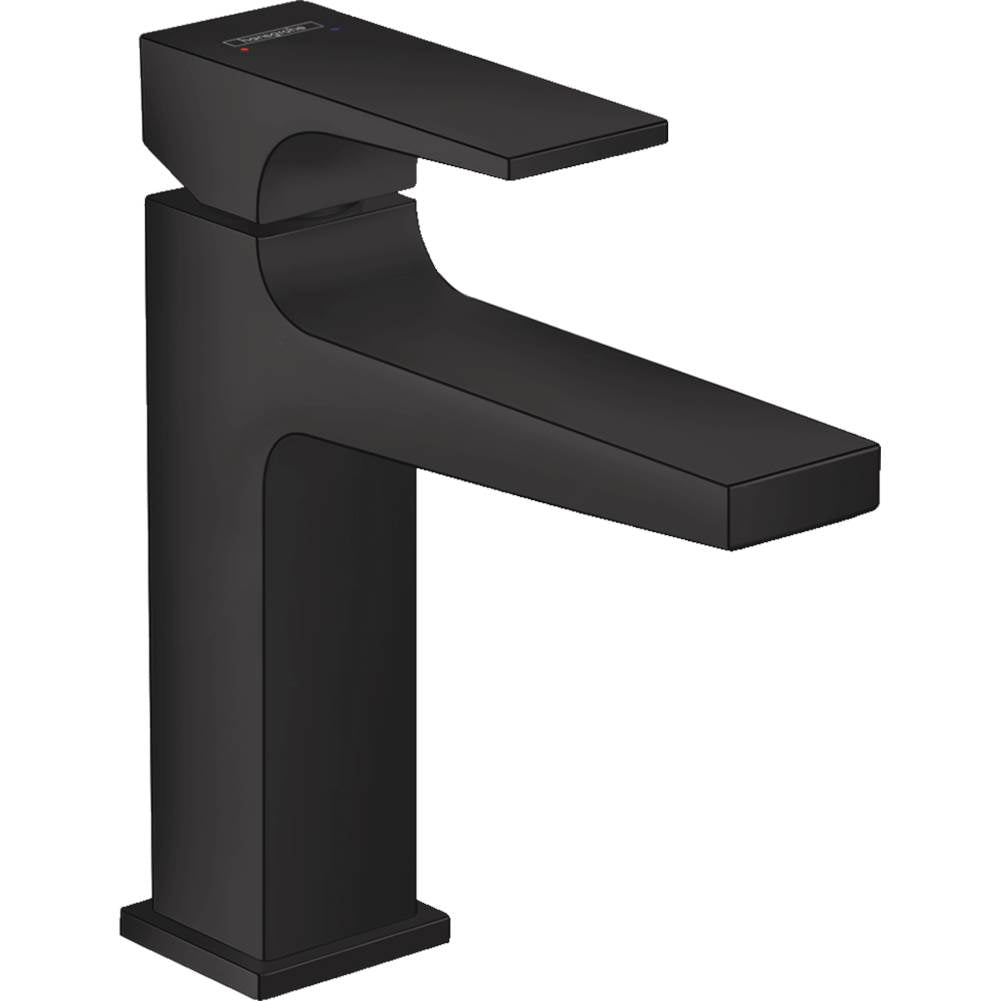 Hansgrohe - Metropol Single-Hole Faucet 110 with Lever Handle and Pop-Up Drain, 1.2 GPM in Matte Black - Matte Black
