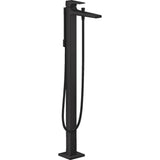 Hansgrohe - Metropol Freestanding Tub Filler Trim with Lever Handle and 1.75 GPM Handshower in Matte Black - Matte Black