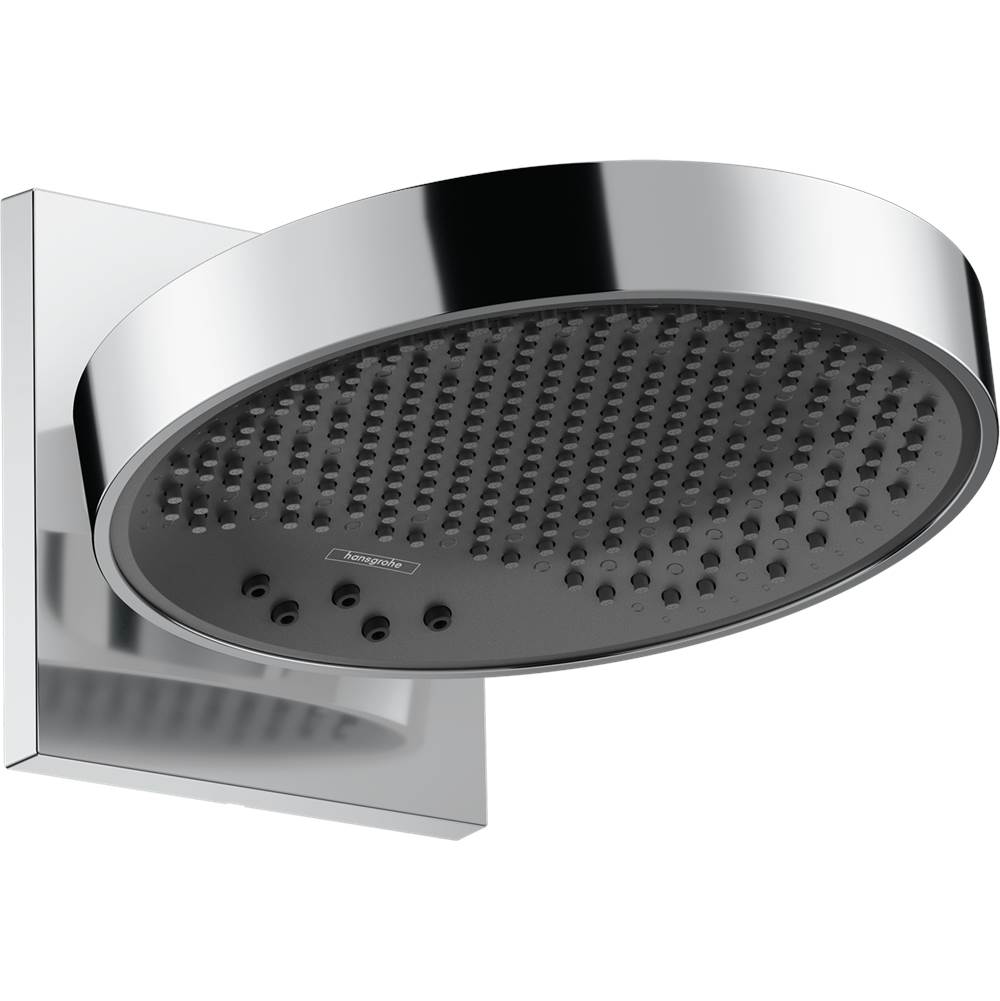 Hansgrohe - Rainfinity Showerhead 250 3-Jet with Wall Connector Trim, 2.5 GPM in Brushed Nickel - Brushed Nickel