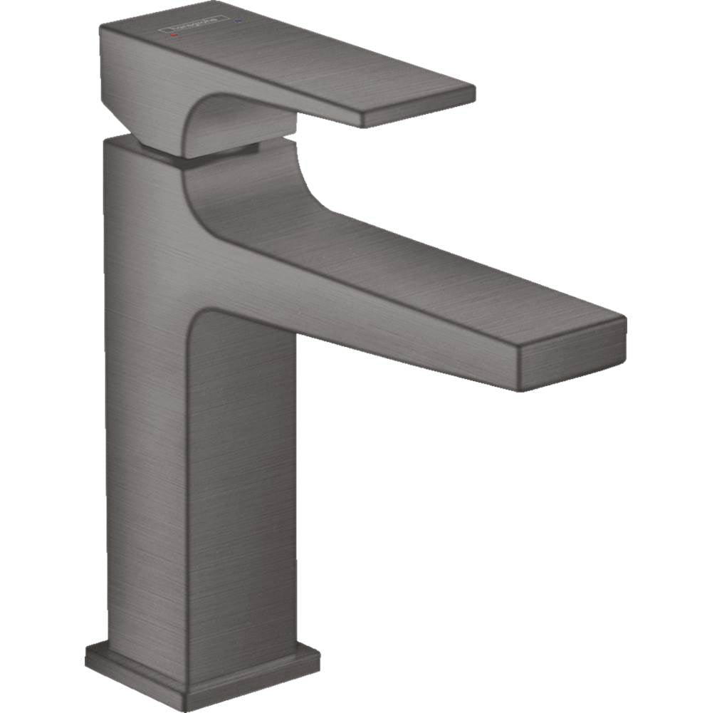 Hansgrohe - Metropol Single-Hole Faucet 110 with Lever Handle and Pop-Up Drain, 1.2 GPM in Brushed Black Chrome - Brushed Black Chrome